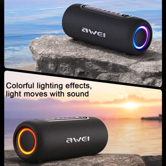 EDA007567501A_2.jpg awei KA8 7W tragbarer Bluetooth-Lautsprecher mit RGB-Licht – Bild 3