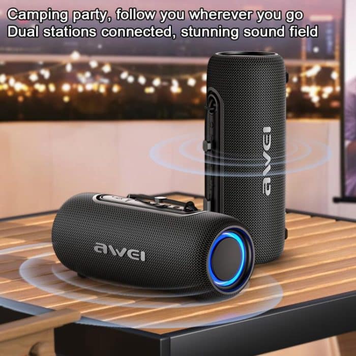 EDA007567501A_5.jpg awei KA8 7W tragbarer Bluetooth-Lautsprecher mit RGB-Licht – Bild 6
