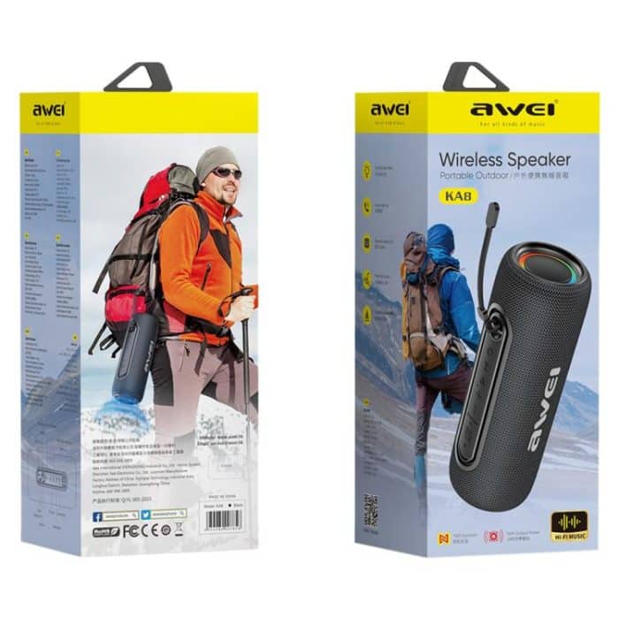 EDA007567501A_9.jpg awei KA8 7W tragbarer Bluetooth-Lautsprecher mit RGB-Licht – Bild 10