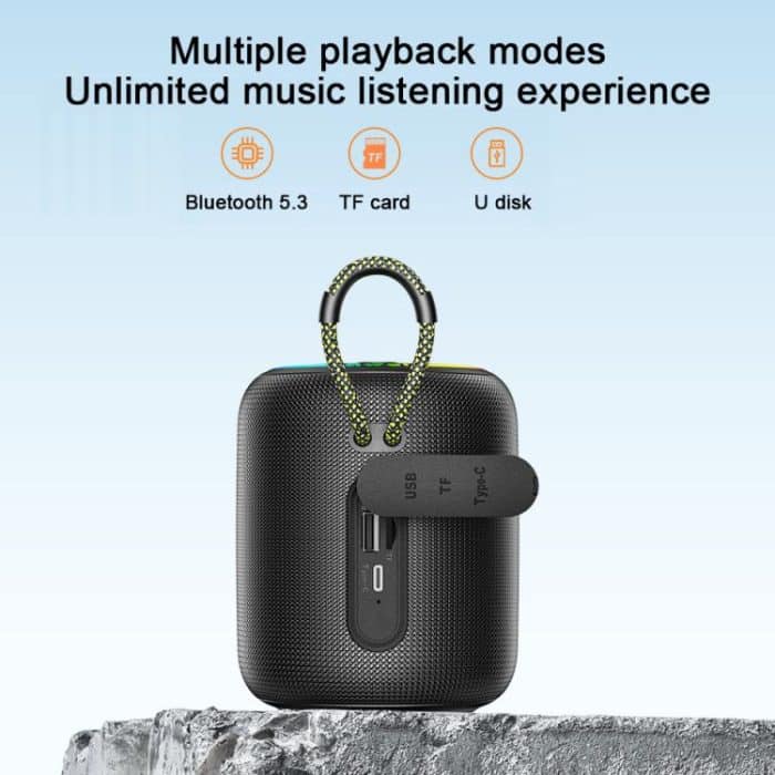 awei KA13 8W tragbarer TWS-Bluetooth-Lautsprecher mit RGB-Licht – Bild 3