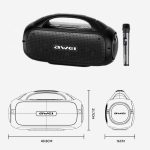 awei Y886 Tragbarer TWS-Bluetooth-Lautsprecher mit Mikrofon – Bild 2