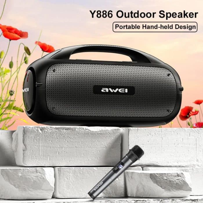EDA007568001A_2.jpg awei Y886 Tragbarer TWS-Bluetooth-Lautsprecher mit Mikrofon – Bild 3