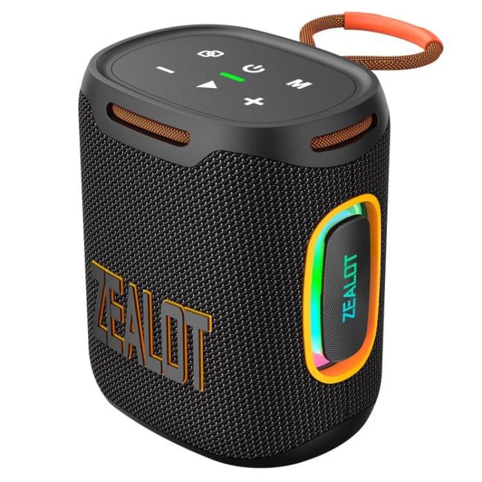 Zealot S122 25W Hochleistungs-IPX6-wasserdichter RGB-Licht-Bluetooth-Lautsprecher für den Außenbereich – Bild 2