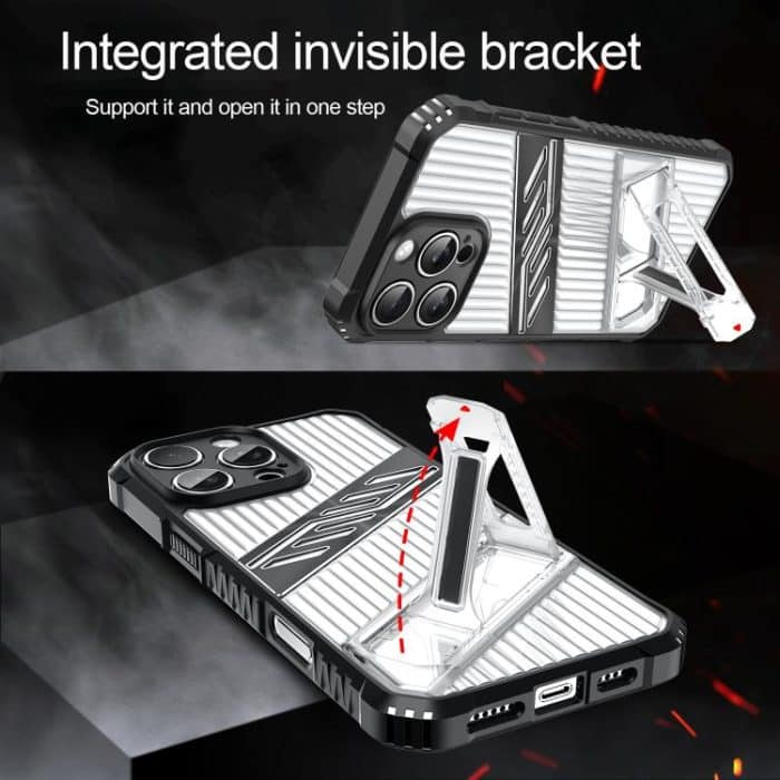 Beschichtungshalter PC Hybrid TPU Telefonhülle, For iPhone 16 – Bild 5