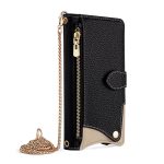 Crossbody-Kette mit Fischschwanz-Motiv, Litschi-Leder, Handyhülle, For iPhone 16 Pro – Bild 2