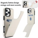 Dreifach faltbare Handyhülle aus Leder mit Kartenfach – Bild 3