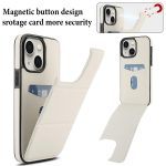 Dreifach faltbare Handyhülle aus Leder mit Kartenfach – Bild 3