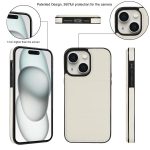 Dreifach faltbare Handyhülle aus Leder mit Kartenfach – Bild 4