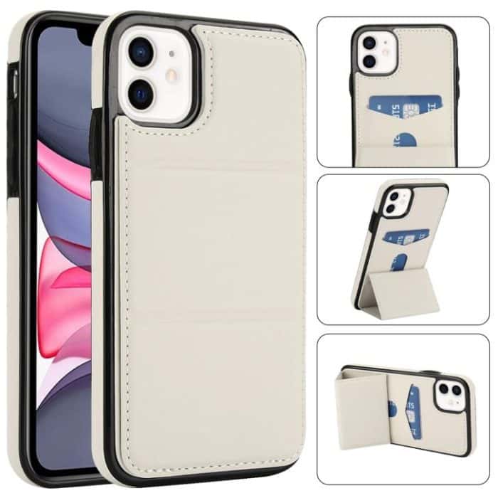 EDA007650822A.jpg Dreifach faltbare Handyhülle aus Leder mit Kartenfach – Bild 1