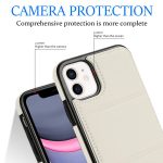 Dreifach faltbare Handyhülle aus Leder mit Kartenfach – Bild 5