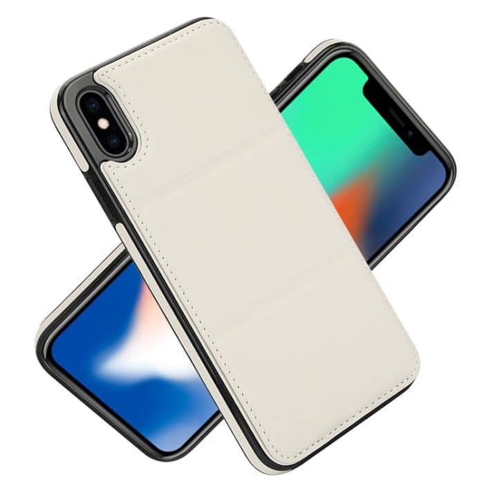 Dreifach faltbare Handyhülle aus Leder mit Kartenfach – Bild 2