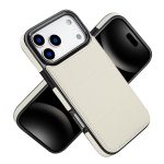 Dreifach faltbare Handyhülle aus Leder mit Kartenfach – Bild 2