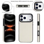 Dreifach faltbare Handyhülle aus Leder mit Kartenfach – Bild 4