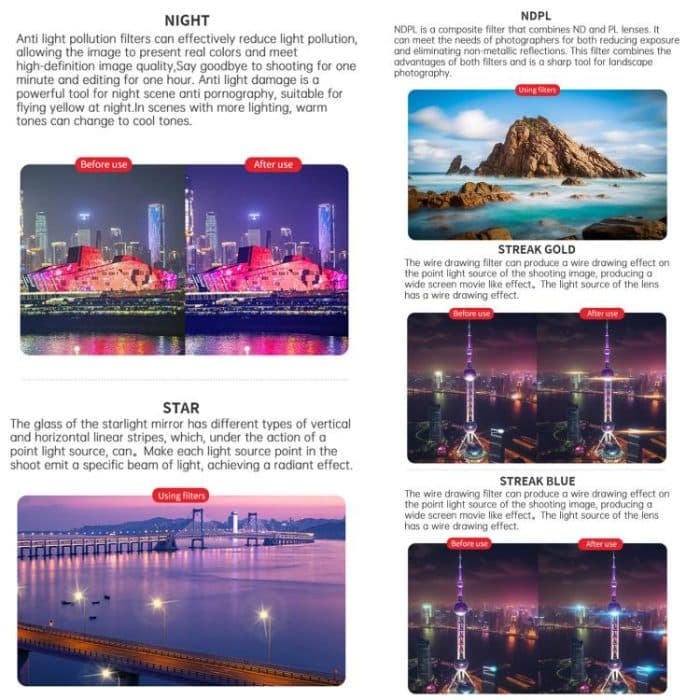 Für DJI O4 Air Unit Pro / Avata 2 JSR YB-Serie Kameraobjektivfilter, MCUV, CPL, ND8, ND16, ND32, ND64, ND256, ND8PL, ND16PL, ND32PL, ND64PL, NIGHT, STAR, MCUV x 2, MCUV x 3, 3 in 1 CPL ND8/16, 4 in 1 ND, 4 in 1 NDPL, 6 in 1 ND8-64 UV CPL... – Bild 7