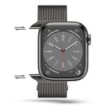 Kalebol Semi-circular Milanese Stainless Steel Strap, For Apple Watch 46mm / 49mm / 45mm / 44mm, For Apple Watch 42mm / 41mm / 40mm / 38mm – Bild 2