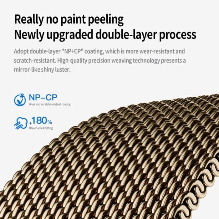 Kalebol Semi-circular Milanese Stainless Steel Strap, For Apple Watch 46mm / 49mm / 45mm / 44mm, For Apple Watch 42mm / 41mm / 40mm / 38mm – Bild 4