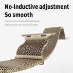 Kalebol Semi-circular Milanese Stainless Steel Strap, For Apple Watch 46mm / 49mm / 45mm / 44mm, For Apple Watch 42mm / 41mm / 40mm / 38mm – Bild 5