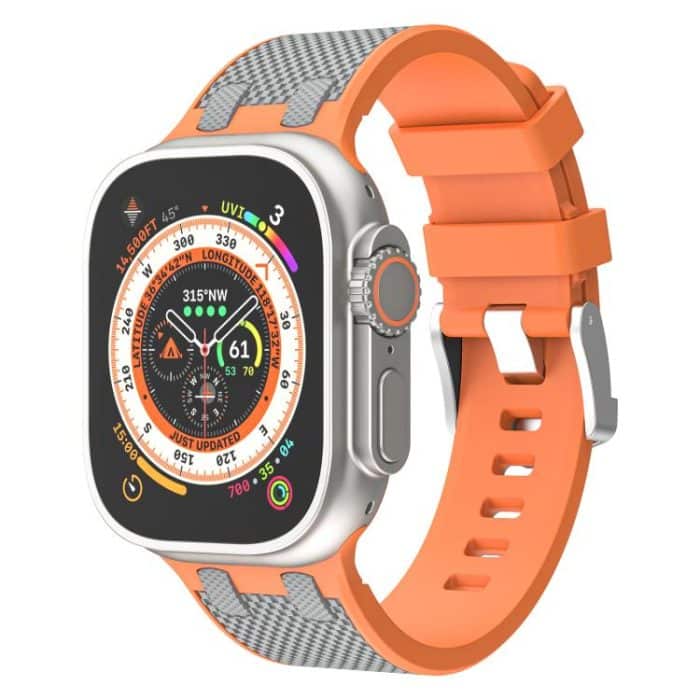 EDA007773201A.jpg Kalebol Farmhouse Oak Silicone Strap, For Apple Watch 46mm / 49mm / 45mm / 44mm, For Apple Watch 42mm / 41mm / 40mm / 38mm – Bild 1