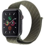 Twill Nylon Loop Hook and Loop Fastener Watch Band, For Apple Watch 46mm / 49mm / 45mm / 44mm, For Apple Watch 42mm / 41mm / 40mm / 38mm