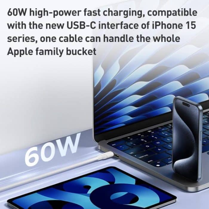 MOMAX DC23 1-Link Flow CC X 60W USB-C / Type-C to USB-C / Type-C Fast Charging Cable – Bild 3