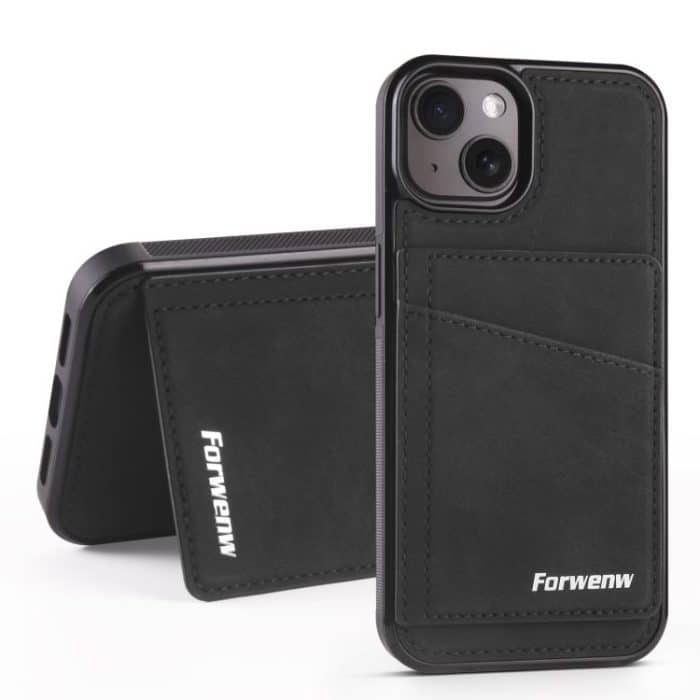 EDA007813303A-17.jpg Forwenw F8 Series 2 in 1 Magnetic Card Slot Leather Phone Case, For iPhone 14, For iPhone 13, For iPhone 13 mini – Bild 1