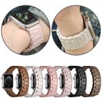 I-shaped Three-piece Leather Magnetic Watch Band, For Apple Watch 46mm / 49mm / 45mm / 44mm, For Apple Watch 42mm / 41mm / 40mm / 38mm – Bild 3