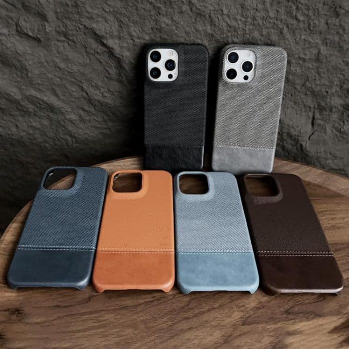 Stitching Cloth MagSafe Magnetic PC Hybrid PU Phone Case, For iPhone 14 / 13, For iPhone 14 Pro, For iPhone 14 Pro Max, For iPhone 13 Pro Max – Bild 3