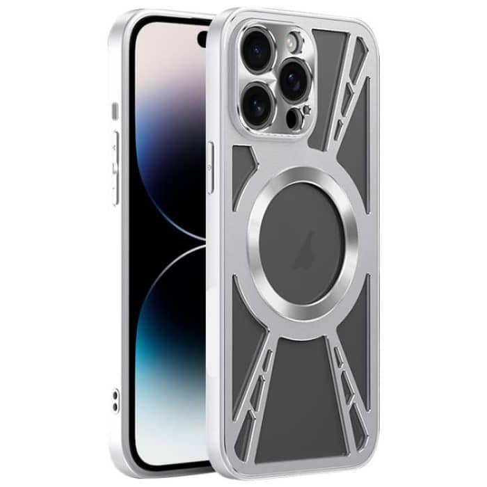 EDA007885909A.jpg Silikonkühlung Hohlmetall MagSafe Telefonhülle – Bild 1