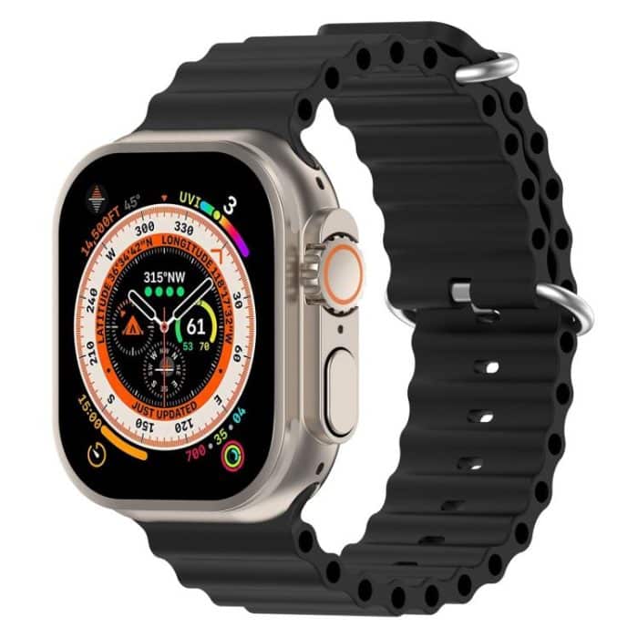 xDfind Ocean Silicone Watch Band, For Apple Watch 46mm / 49mm / 45mm / 44mm, For Apple Watch 42mm / 41mm / 40mm / 38mm – Bild 1