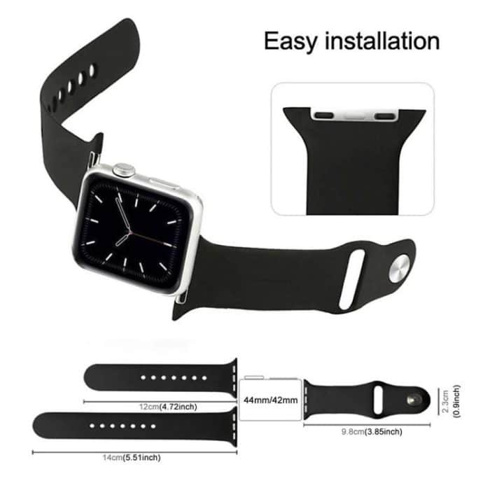 EDA0079007_B2-4.jpg xDfind Solid Color Silicone Sports Watch Band – Bild 5