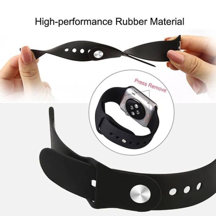 EDA0079007_B3-4.jpg xDfind Solid Color Silicone Sports Watch Band – Bild 6