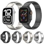 One-Bead Pure Titanium Buckle Watch Band, For Apple Watch 46mm / 49mm / 45mm / 44mm, For Apple Watch 42mm / 41mm / 40mm / 38mm – Bild 2