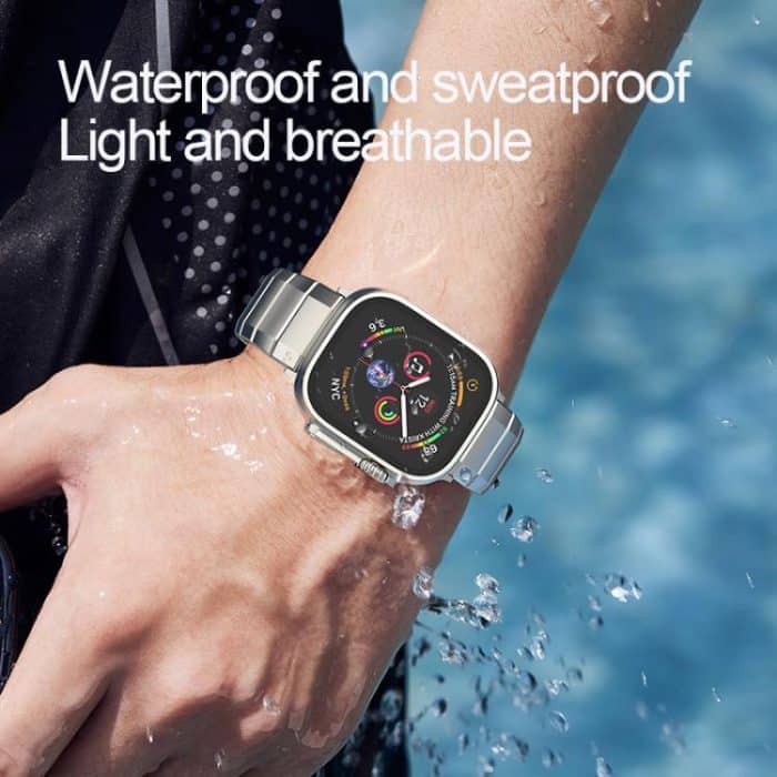 One-Bead Pure Titanium Buckle Watch Band, For Apple Watch 46mm / 49mm / 45mm / 44mm, For Apple Watch 42mm / 41mm / 40mm / 38mm – Bild 6