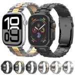 T-shaped Turtle Buckle Detachable Titanium Watch Band, For Apple Watch 46mm / 49mm / 45mm / 44mm, For Apple Watch 42mm / 41mm / 40mm / 38mm – Bild 2