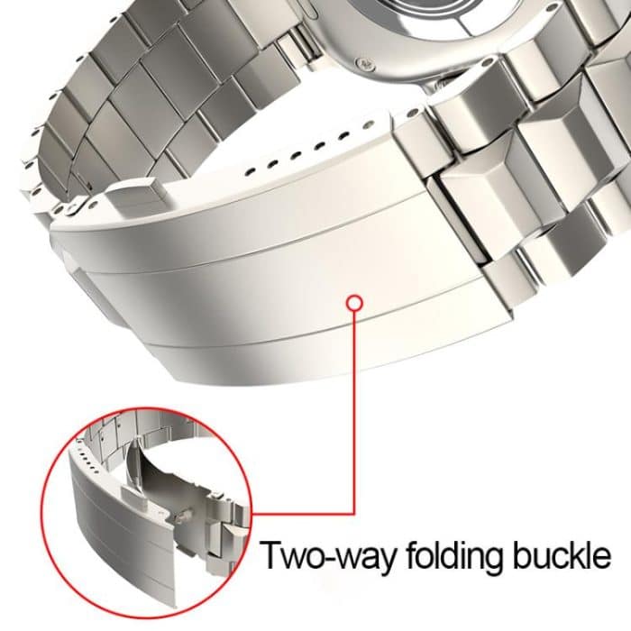 T-shaped Turtle Buckle Detachable Titanium Watch Band, For Apple Watch 46mm / 49mm / 45mm / 44mm, For Apple Watch 42mm / 41mm / 40mm / 38mm – Bild 4