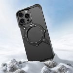 S Shaped 360 Holder Airbag Frameless MagSafe Metal Phone Case, For iPhone 14, For iPhone 14 Pro, For iPhone 14 Pro Max, For iPhone 13 Pro Max, For iPhone 13 Pro, For iPhone 13 – Bild 3