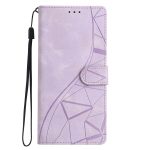 Handyhülle aus geprägtem Leder mit Dreiecken, For iPhone 16, For iPhone 15 Pro Max, For iPhone 15 Pro, For iPhone 15 Plus – Bild 2