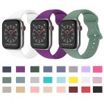 xDfind Butterfly Buckle Silicone Watch Band, For Apple Watch 46mm / 49mm / 45mm / 44mm, For Apple Watch 42mm / 41mm / 40mm / 38mm – Bild 2