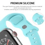 xDfind Butterfly Buckle Silicone Watch Band, For Apple Watch 46mm / 49mm / 45mm / 44mm, For Apple Watch 42mm / 41mm / 40mm / 38mm – Bild 3