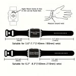 xDfind Butterfly Buckle Silicone Watch Band, For Apple Watch 46mm / 49mm / 45mm / 44mm, For Apple Watch 42mm / 41mm / 40mm / 38mm – Bild 6