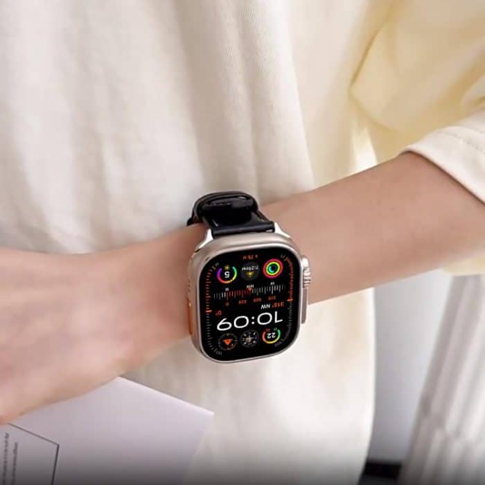 xDfind Crazy Horse Texture Leather Watch Band, For Apple Watch 46mm / 49mm / 45mm / 44mm, For Apple Watch 42mm / 41mm / 40mm / 38mm – Bild 5