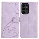 Triangles Embossed Leather Phone Case