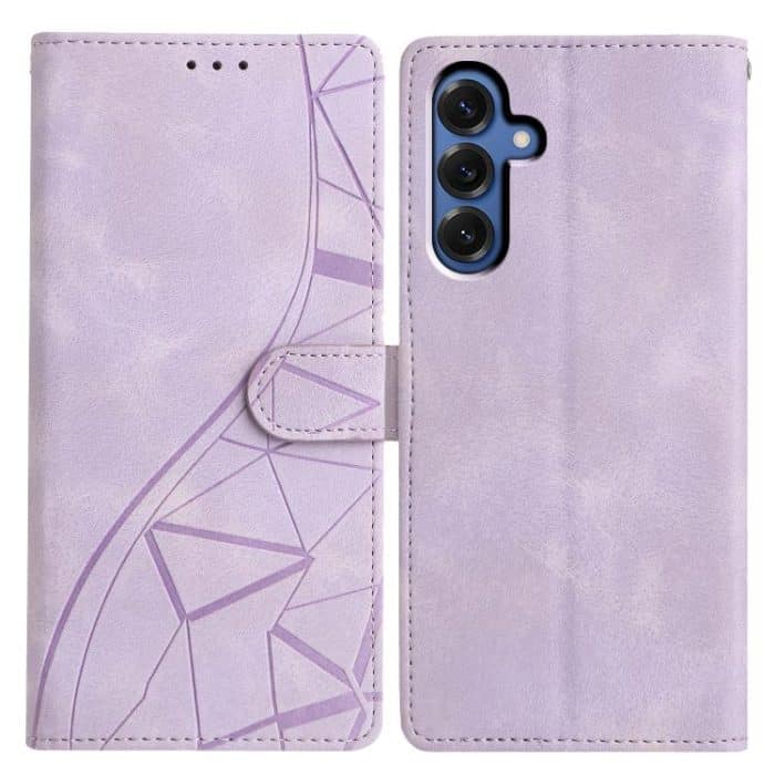 EDA007957721A.jpg Triangles Embossed Leather Phone Case – Bild 1