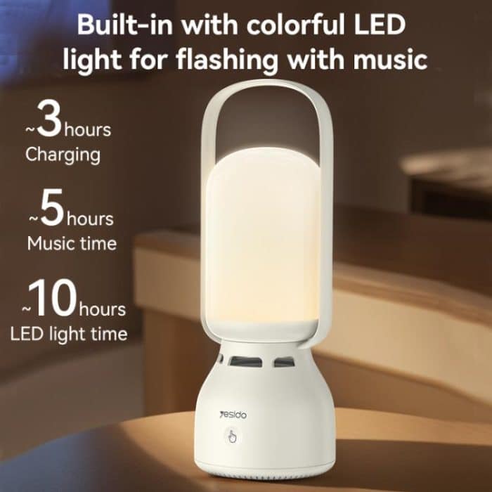 Yesido YSW26 Outdoor LED Light Wireless Bluetooth Speaker – Bild 6