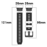 xDfind Dual Color Quick Release Steel Buckle Silicone Watch Band – Bild 6