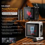 WK Beluga D22 Pixel Desktop Wireless Bluetooth Speaker – Bild 3