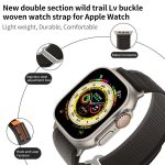 xDfind Double Section Metal Buckle Loop Nylon Braided Watch Band, For Apple Watch 46mm / 49mm / 45mm / 44mm, For Apple Watch 42mm / 41mm / 40mm / 38mm – Bild 3