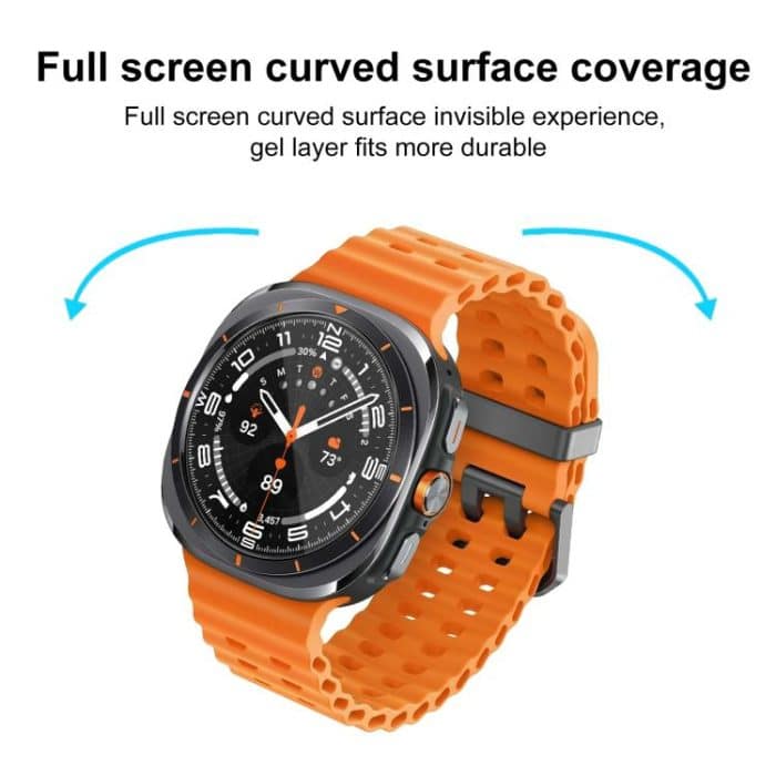 2pcs xDfind Curved 3D Composite Material Soft Film Screen Protector, For Samsung Galaxy Watch Ultra / Ultra 2025, For Samsung Galaxy Watch7 44mm, For Samsung Galaxy Watch7 40mm, For Samsung Galaxy Fit3, For Samsung Galaxy Watch6 Classic 47mm... – Bild 3