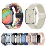 xDfind Magnetic Buckle Loop Woven Watch Band, For Apple Watch 46mm / 49mm / 45mm / 44mm, For Apple Watch 42mm / 41mm / 40mm / 38mm – Bild 2