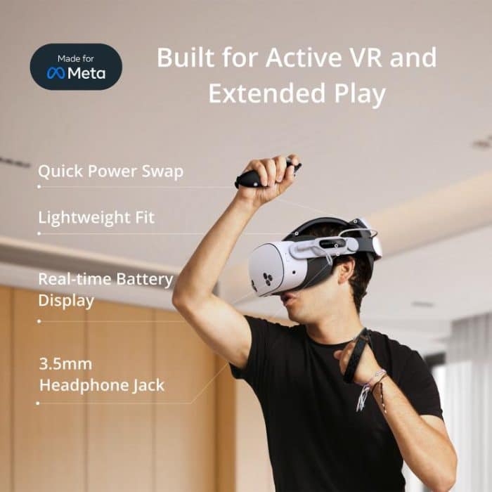 BOBOVR E3 Pro für Meta Quest 3S / 3 VR-Kopfband mit B100-Batteriezelle – Bild 2